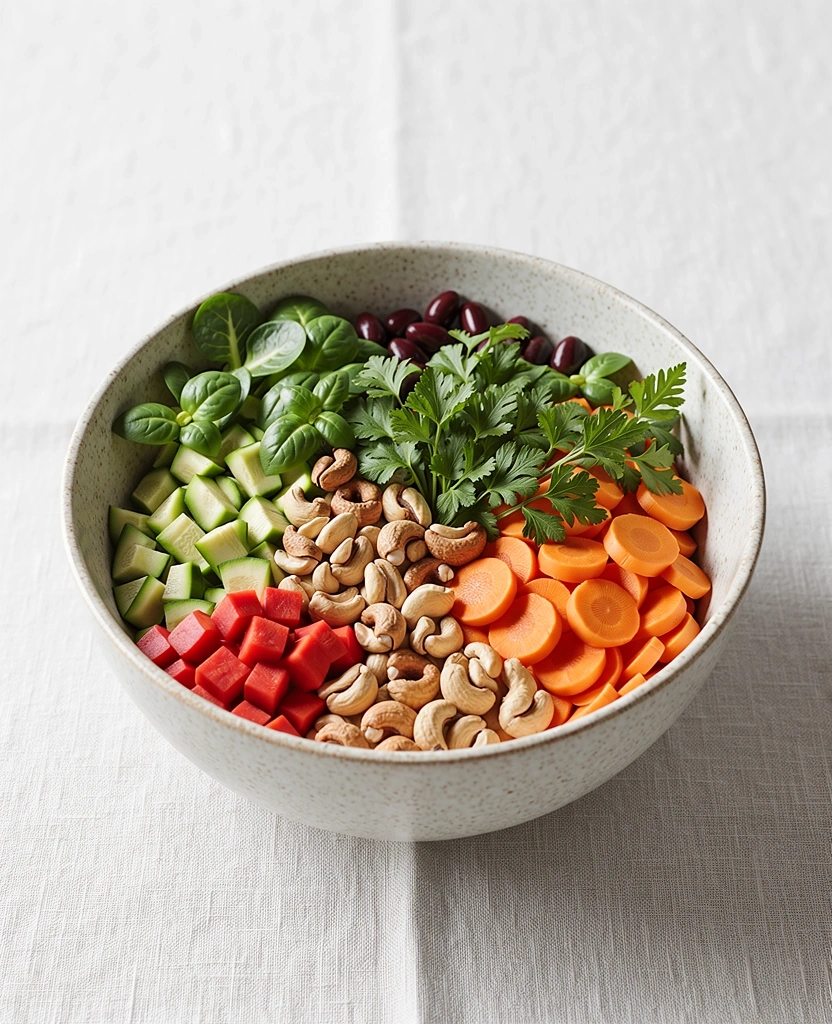 Frische gesunde Zutaten